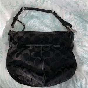 Black signature Coach bag